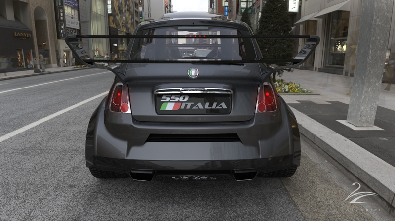 Illustration for article titled Crazy Italian Designers Want To Build That Fiat 500 With A Ferrari V8